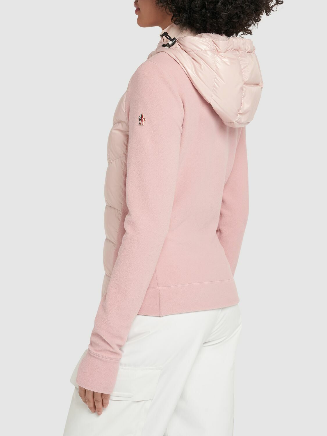 MONCLER GRENOBLE Zip-up Nylon Down Cardigan
