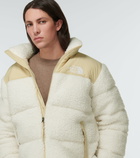 The North Face - Nuptse faux shearling jacket