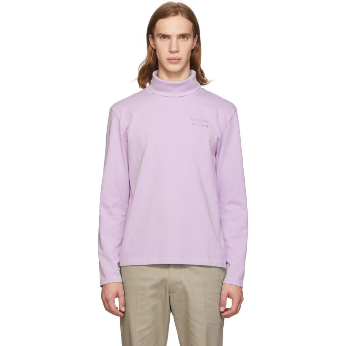 Photo: Maison Kitsune Purple Kool Fox Turtleneck