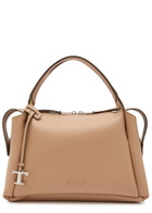 Tods Grained Leather top Handle bag - Tan - One Size