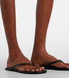 Staud Freja leather thong sandals