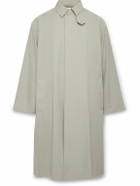 ATON - Balmacaan Cotton-Shell Coat - Gray