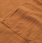 Mr P. - Piece-Dyed Slub Cotton T-Shirt - Brown