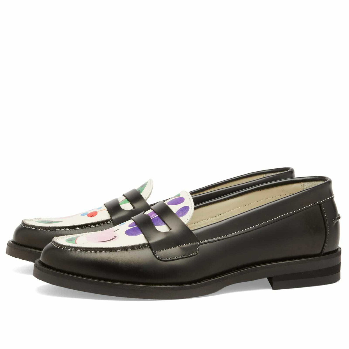 Duke + Dexter Women's Wilde Fruit Salad Penny Loafer in Multi