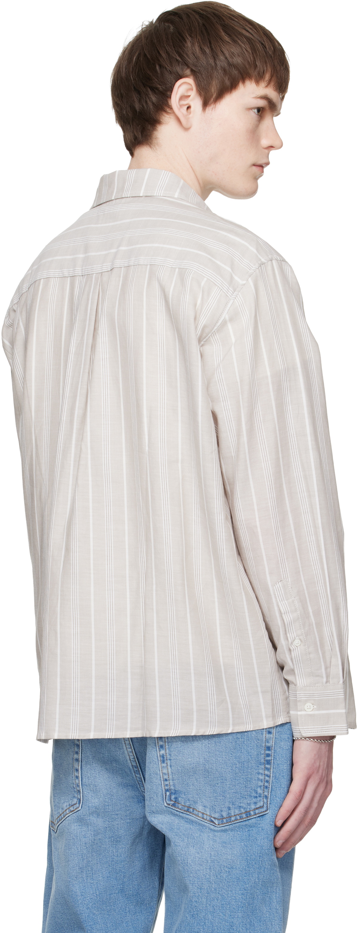 JEANERICA Taupe Byron Shirt