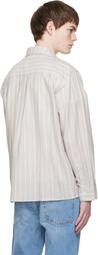 JEANERICA Taupe Byron Shirt