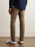 NN07 - Theo 1420 Tapered Organic Cotton-Blend Twill Chinos - Brown