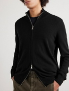 Ghiaia Cashmere - Cashmere Zip-Up Sweater - Black