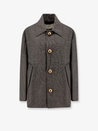 Ami Paris Caot Brown Womens Coat