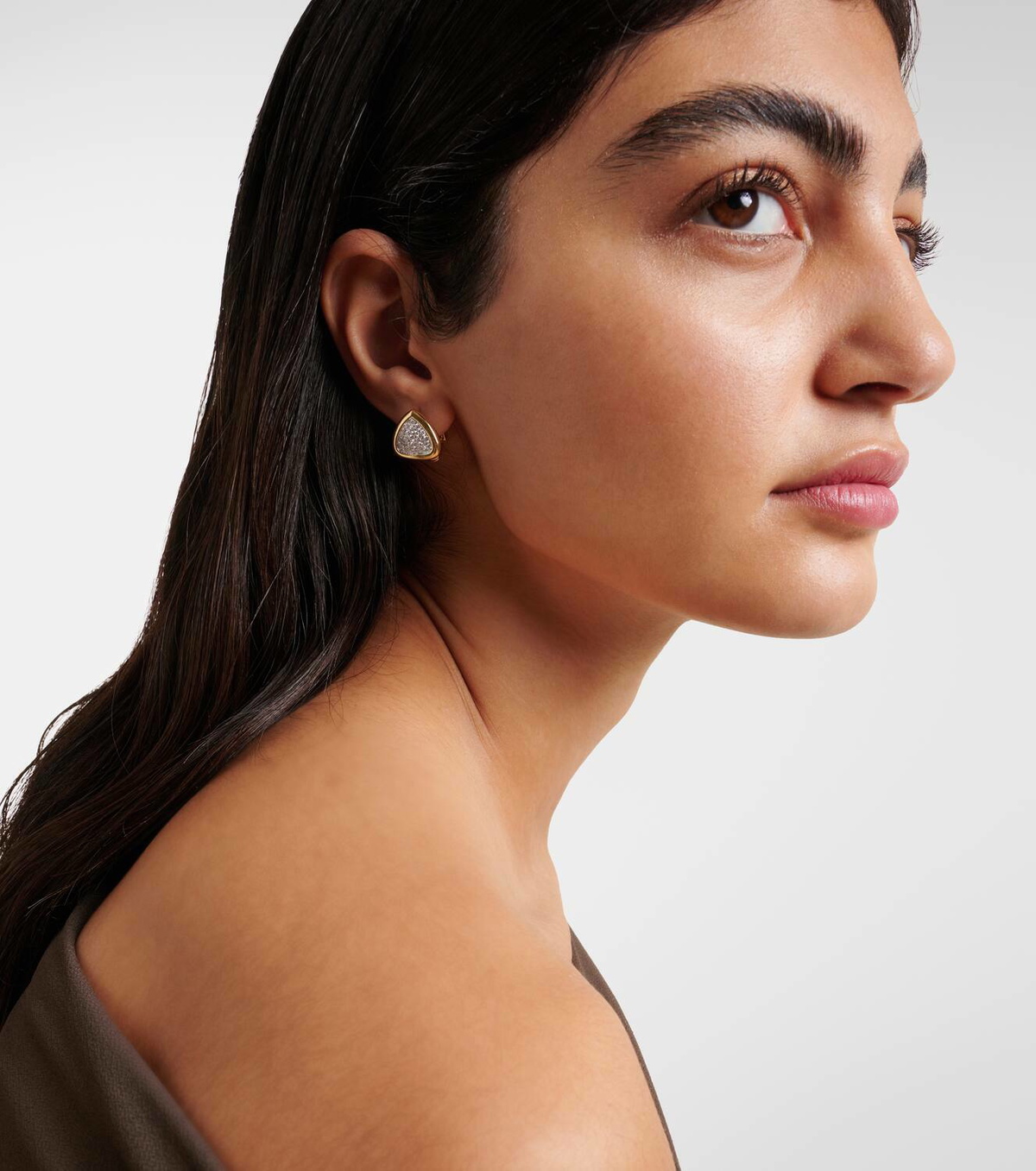 Marina B Trisola 18kt gold earrings with diamonds