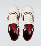 Gucci Re-Web leather sneakers
