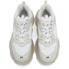 Balenciaga White Triple S Sneakers