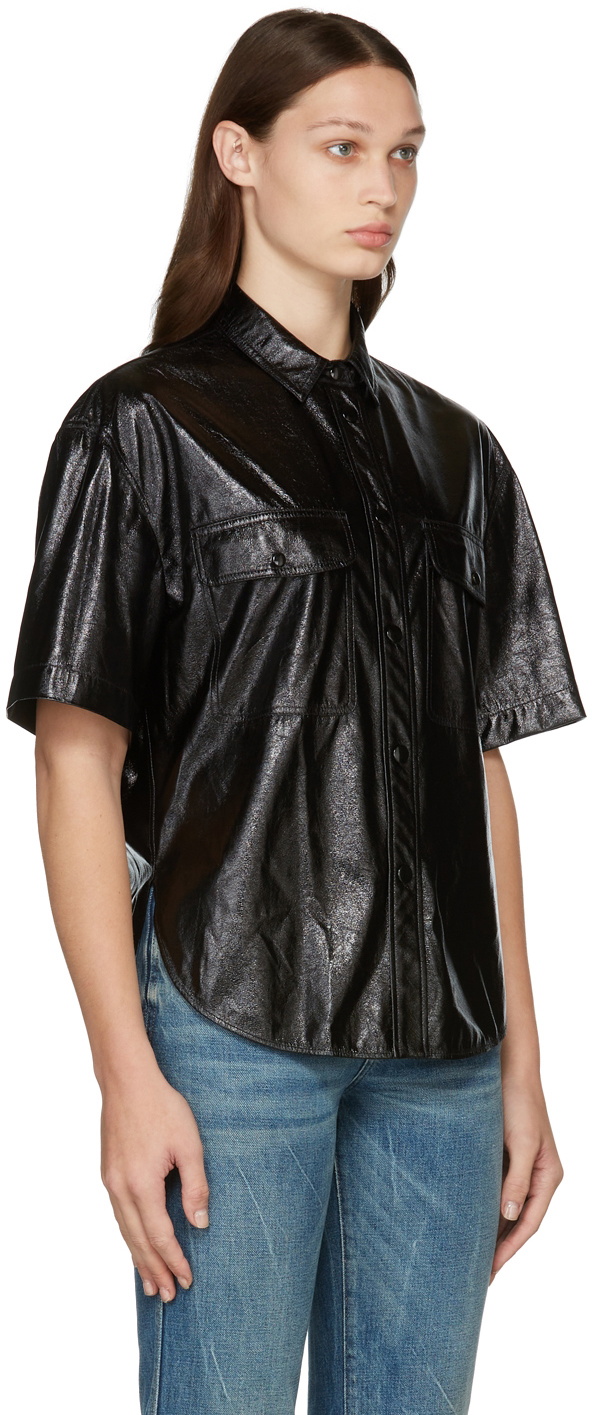 Isabel marant cheap leather shirt