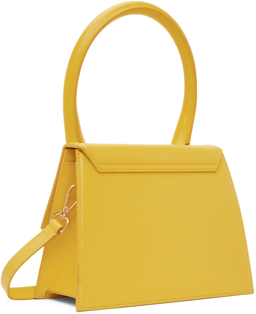 Jacquemus Yellow La Montagne 'Le Grand Chiquito' Top Handle Bag Jacquemus