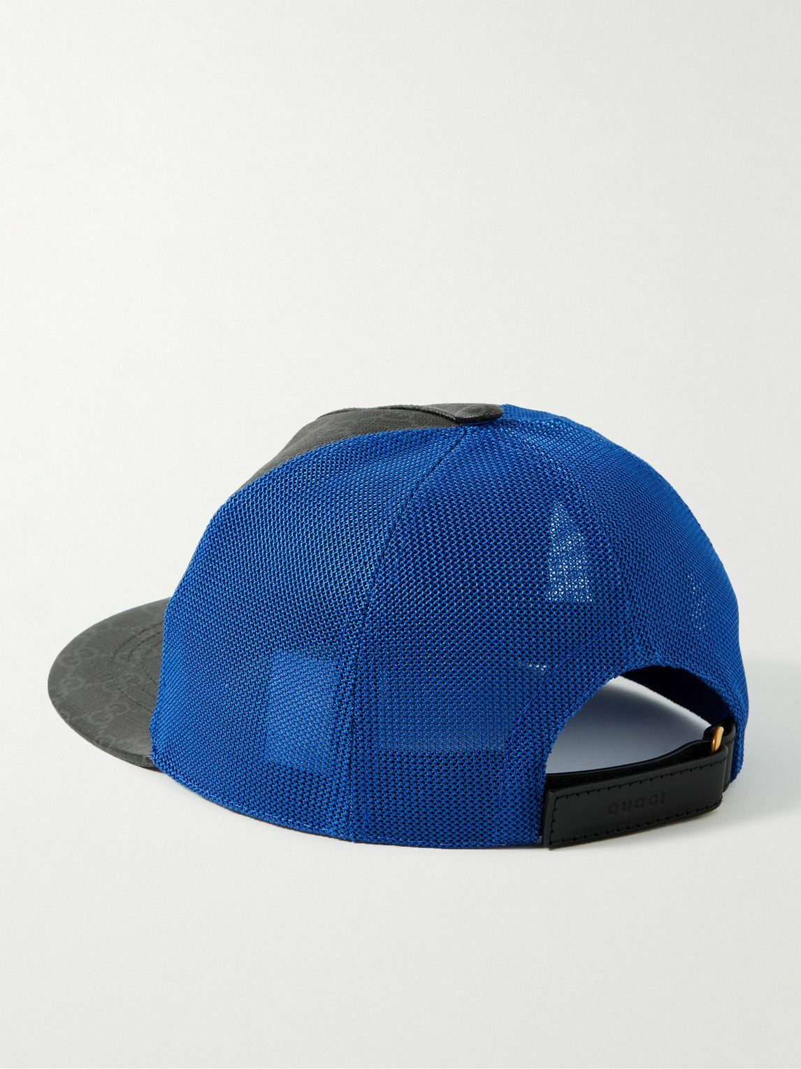 Gucci, Monogrammed Coated-Canvas and Mesh Baseball Cap