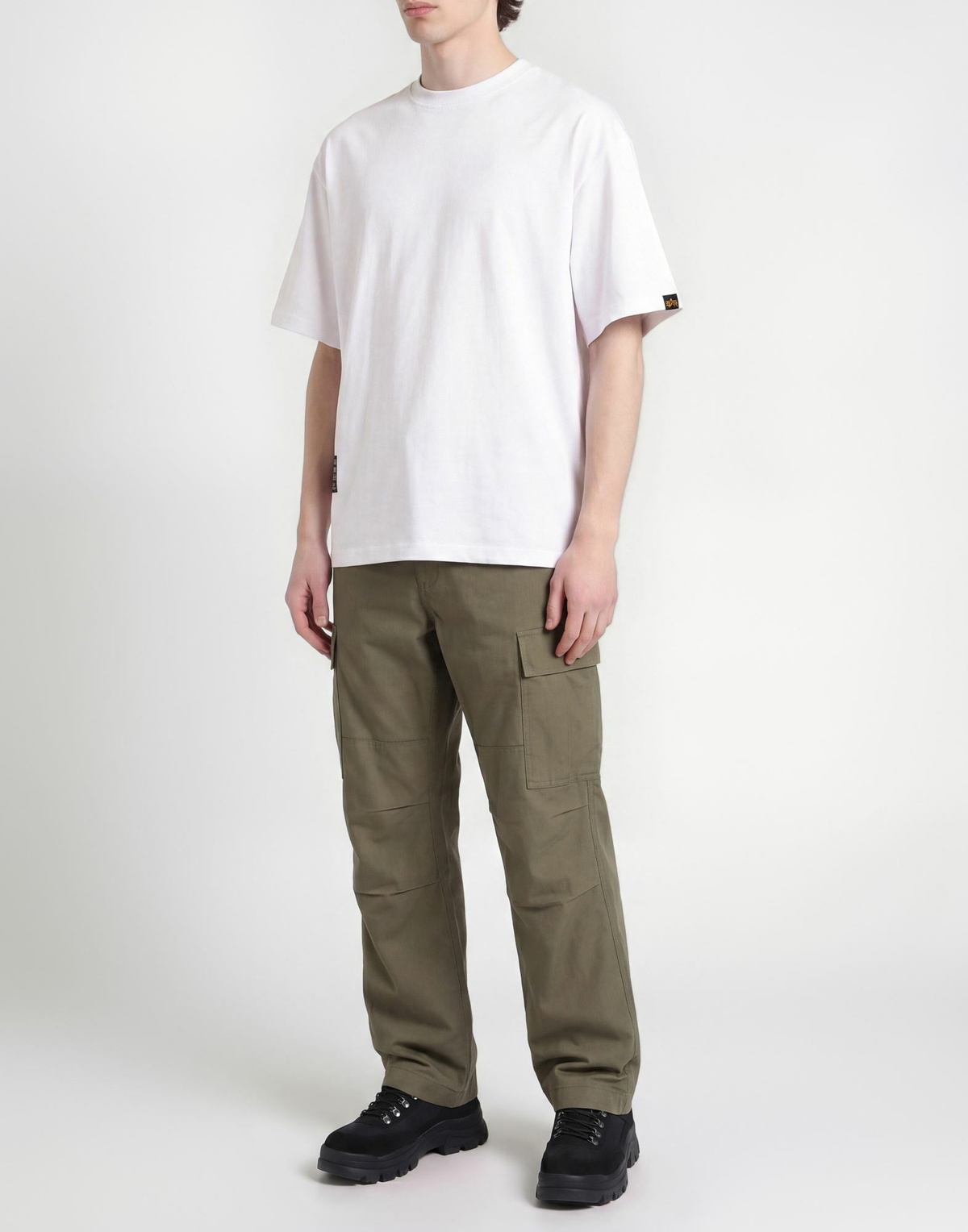 Alpha Industries Mens T-shirt in White
