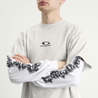 Balenciaga Men's Metal Merch Double T-Shirt in Light Grey/White