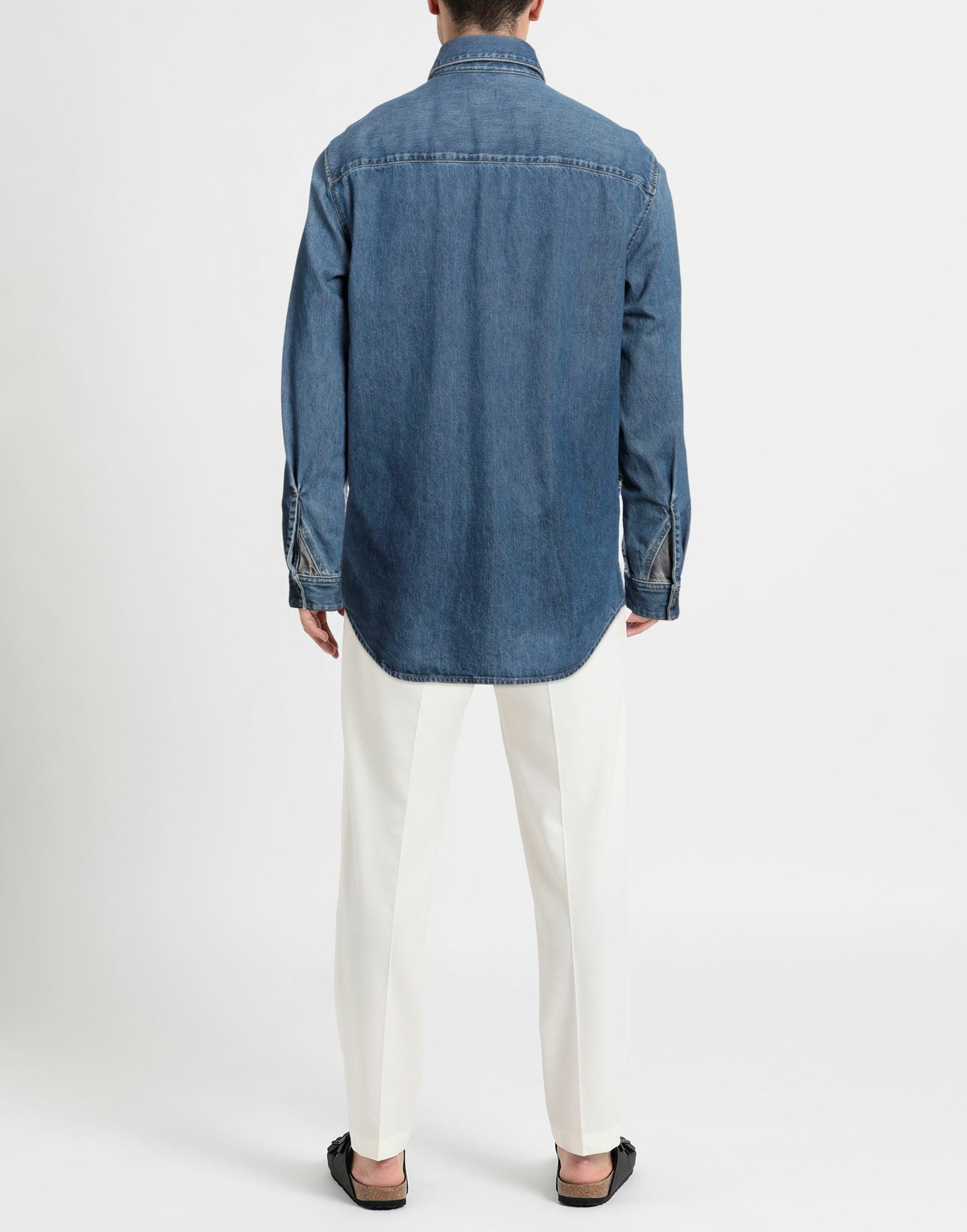 Diesel Mens Denim shirt in Blue