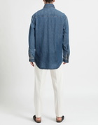 Diesel Mens Denim shirt in Blue