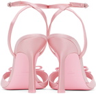 Alexander Wang Pink Dahlia 105 Bow Heeled Sandals