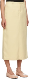 Sandy Liang Yellow Socks Midi Skirt