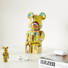 Medicom Andy Warhol × Jean-Michel Basquiat #3 Be@Rbrick in Multi 100%/400%