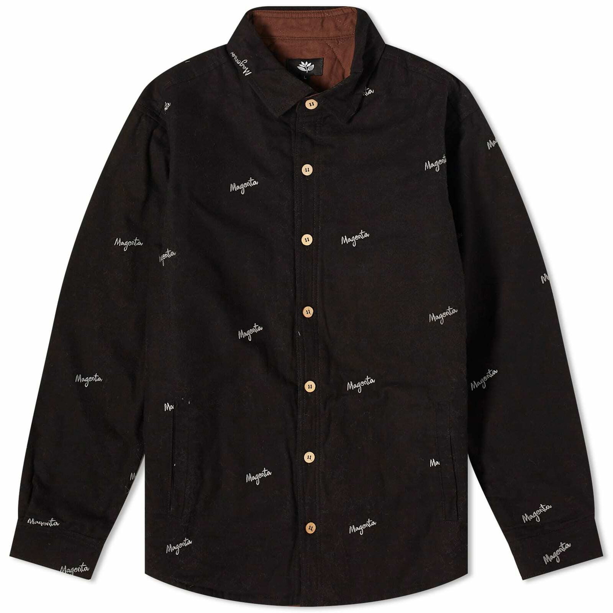 Magenta Men's Scribe Overshirt in Black