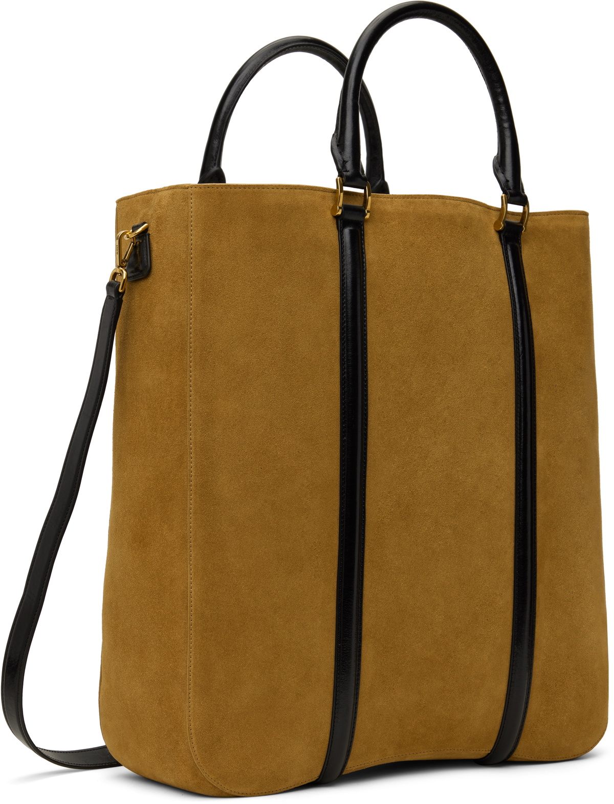 Ami Paris Unisex Leather Etienne Tote White