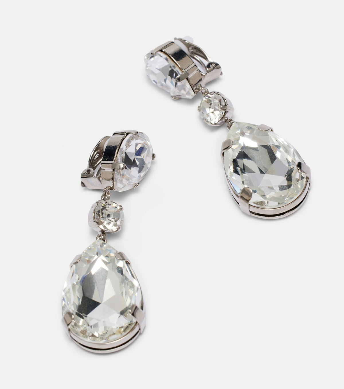 Dolce&Gabbana Crystal-embellished clip-on earrings