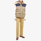 Gucci Men's GG Panel Gilet in Beige