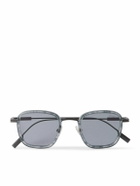 Zegna - D-Frame Acetate and Silver-Tone Sunglasses