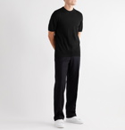 Mr P. - Knitted Cashmere and Silk-Blend T-Shirt - Black