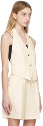 Helmut Lang Off-White Halter Vest