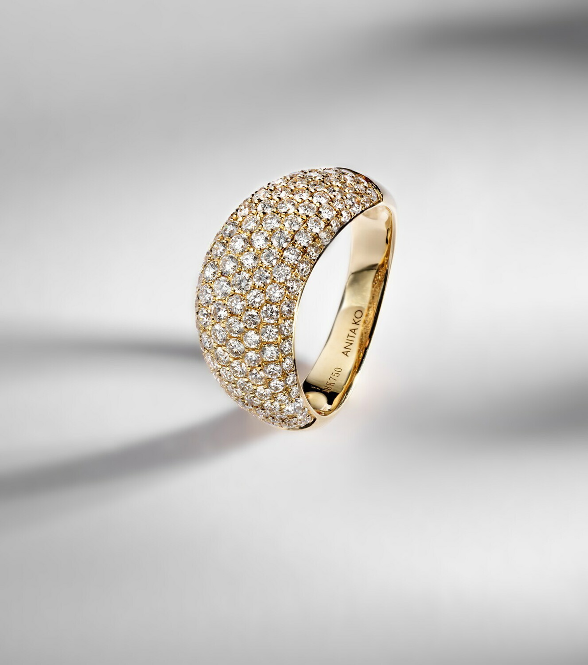 Anita Ko Celeste 18kt gold ring with diamonds