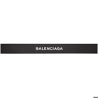 Balenciaga Black Logo Belt