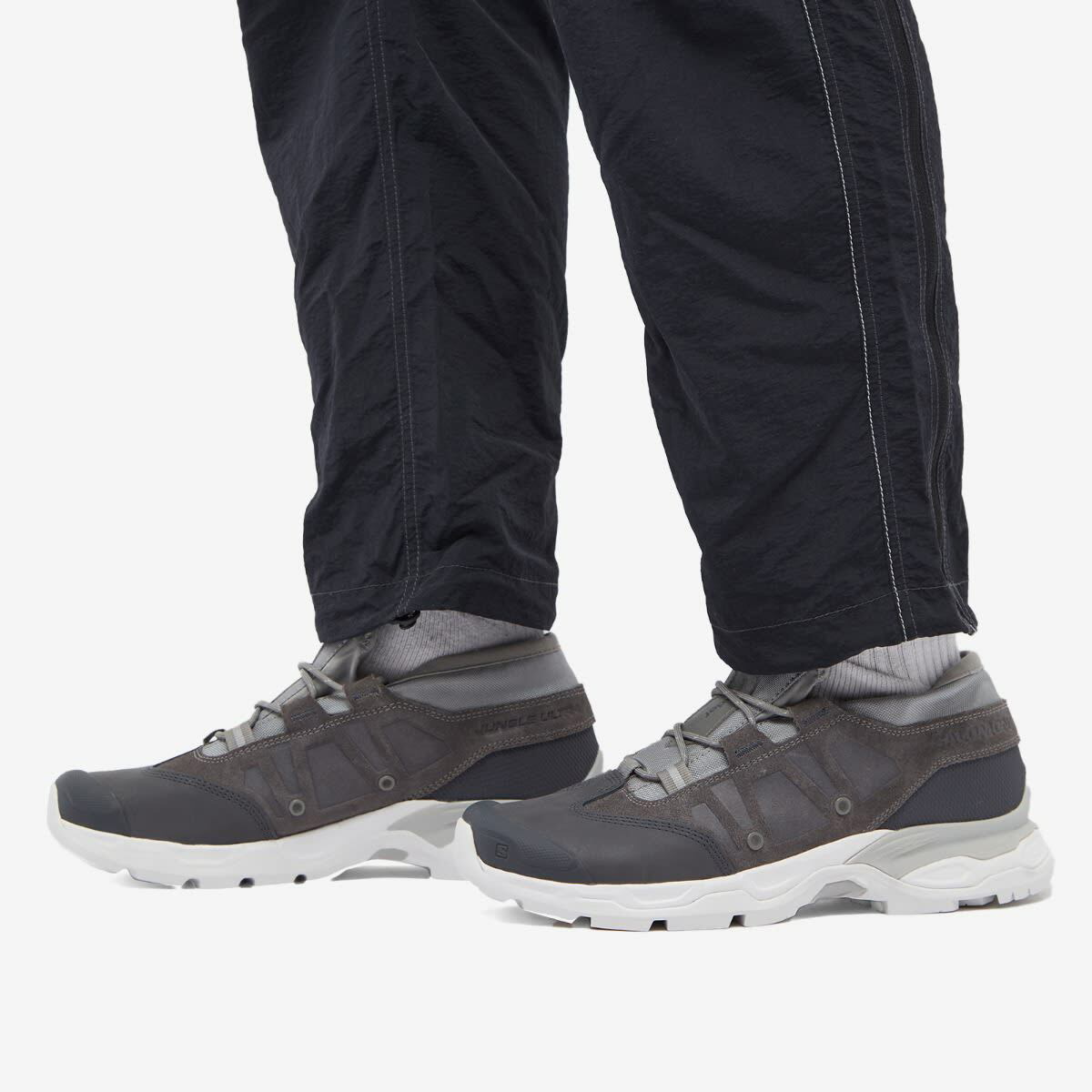And Wander x Salomon Jungle Ultra Low Sneakers in Grey and Wander
