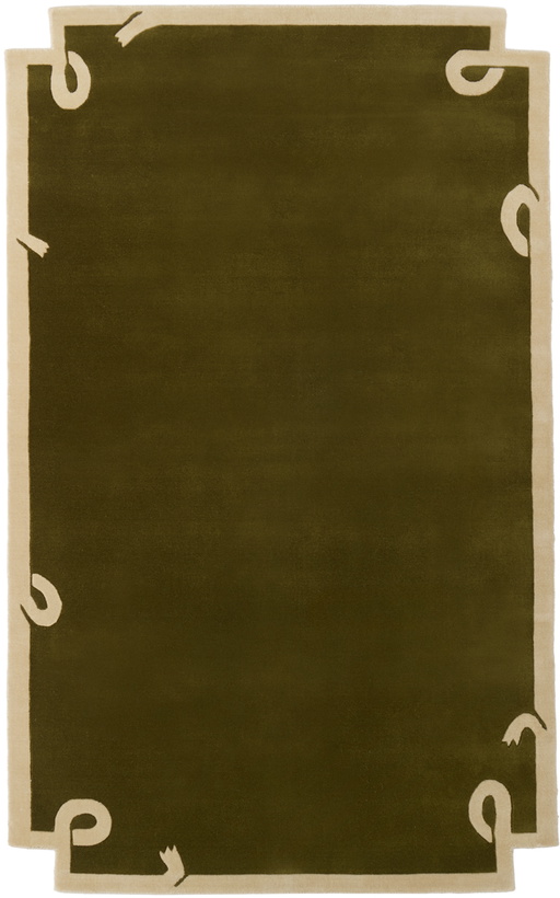 Photo: Nordic Knots Green Loops Rug
