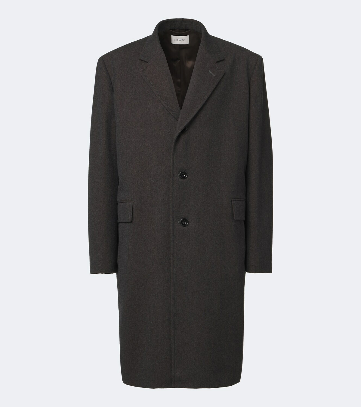 Lemaire Chesterfield wool and cotton overcoat