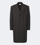 Lemaire Chesterfield wool and cotton overcoat