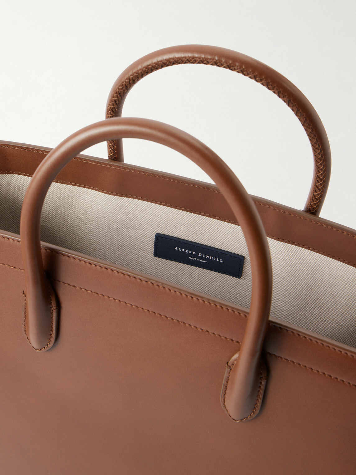 Dunhill - Century 33 Patina-Leather Tote Bag