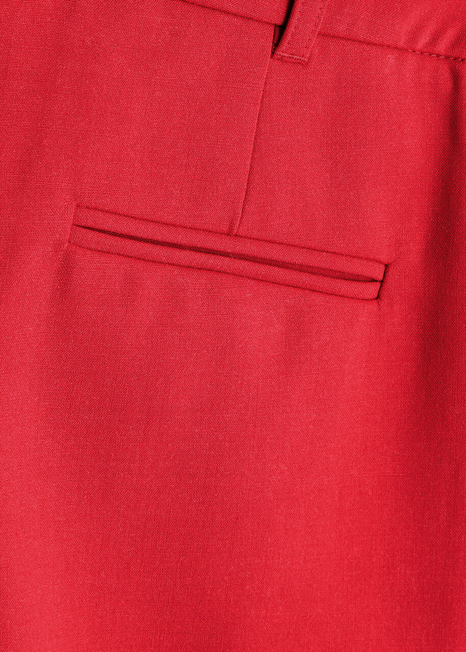 Casablanca Sports Straight-leg Wool-blend Trousers Red