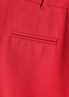 Casablanca Sports Straight-leg Wool-blend Trousers Red