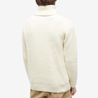Armor-Lux Men's Ribbed Roll Neck Knit in Nature