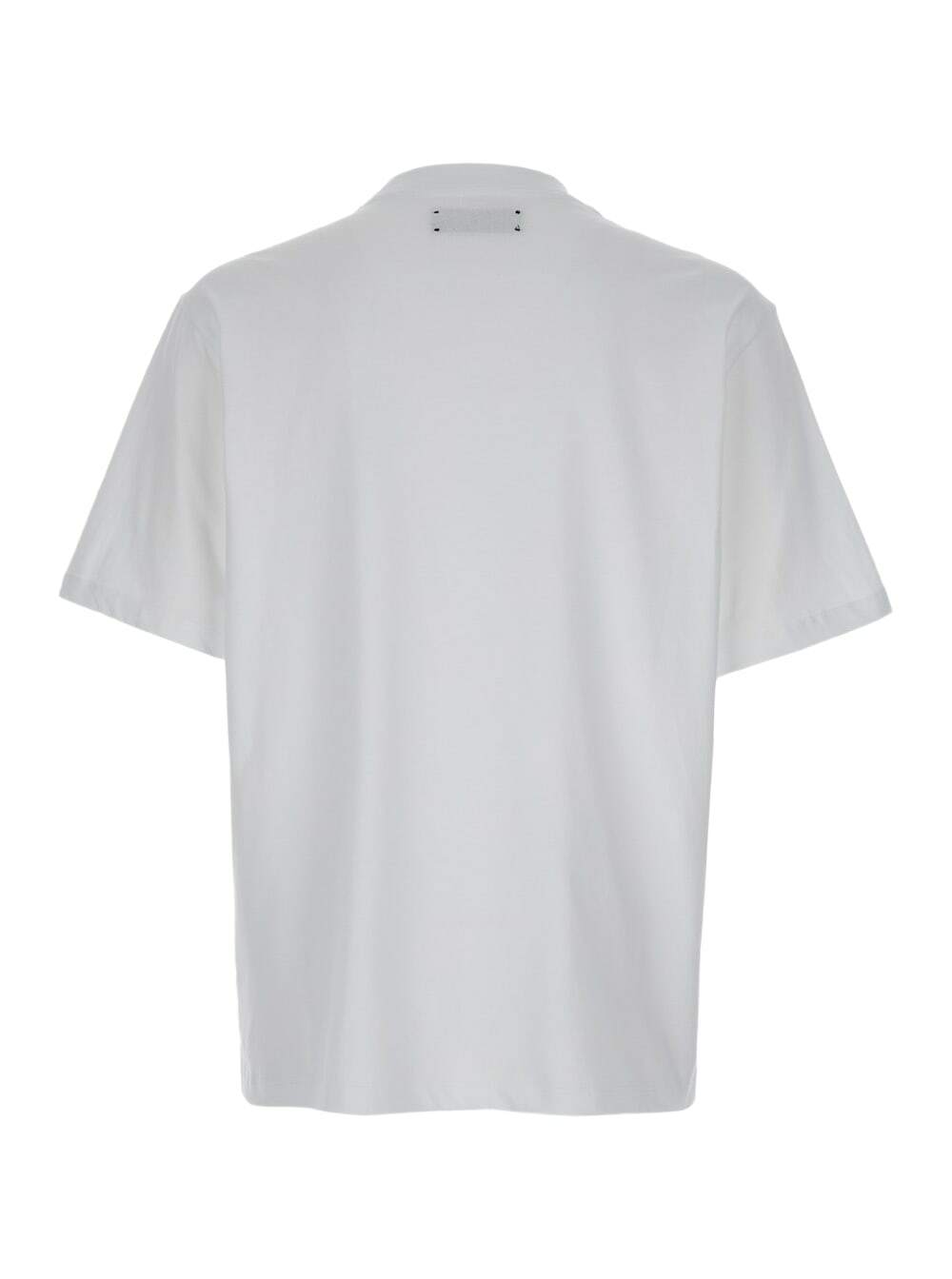 AMIRI♦上品ホワイト♪ ロゴプリント クルーネックTシャツ AMIRI ホワイト Tシャツ ロゴプリント（アミリスーパーコピー