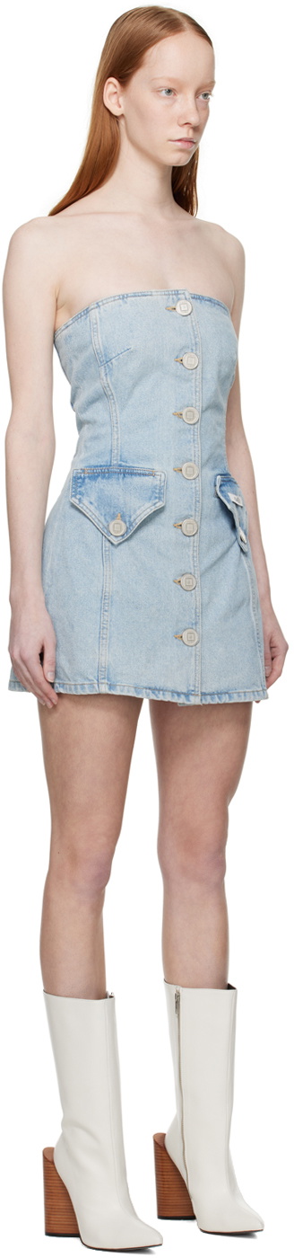 KIMHĒKIM Blue Emma Denim Minidress