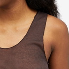 Deiji Studios Women's Knit Tank in Mahogany