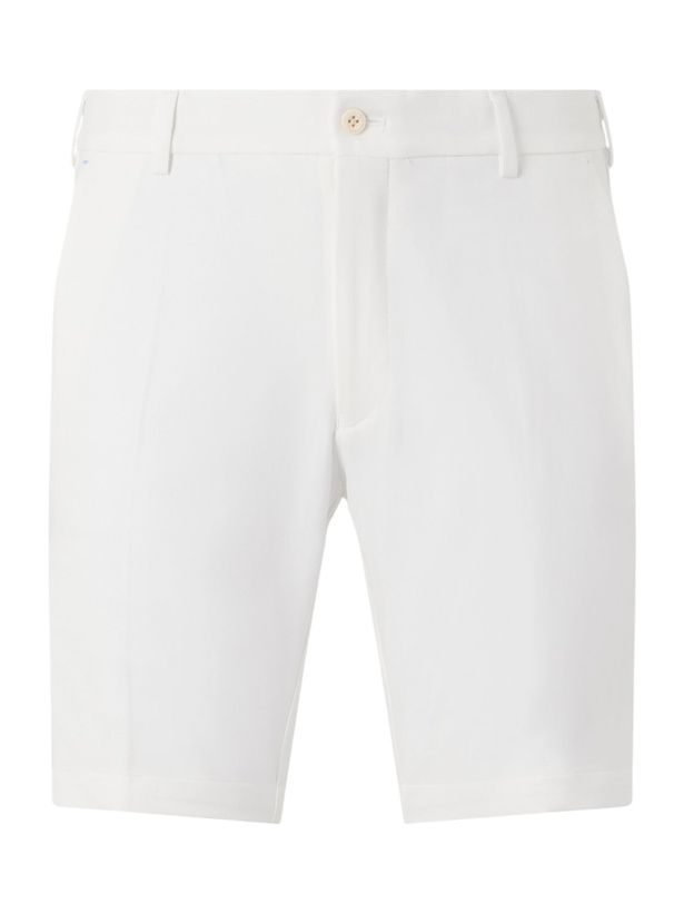 Photo: Peter Millar - Surge Straight-Leg Tech-Jersey Golf Shorts - White