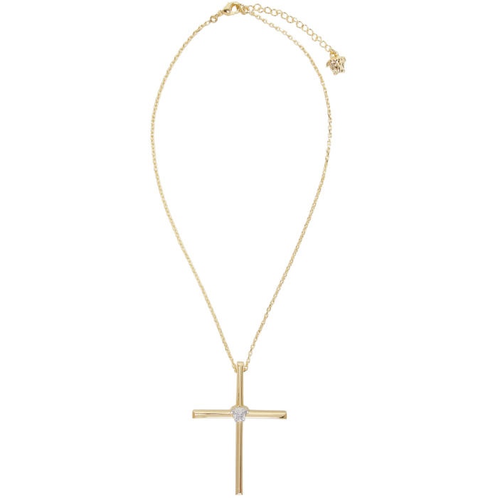 Photo: Versace Gold Cross Necklace 