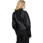FIDAN NOVRUZOVA Black Elena Leather Jacket