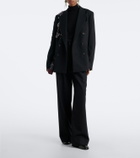 Dries Van Noten Embellished double-breasted wool blazer